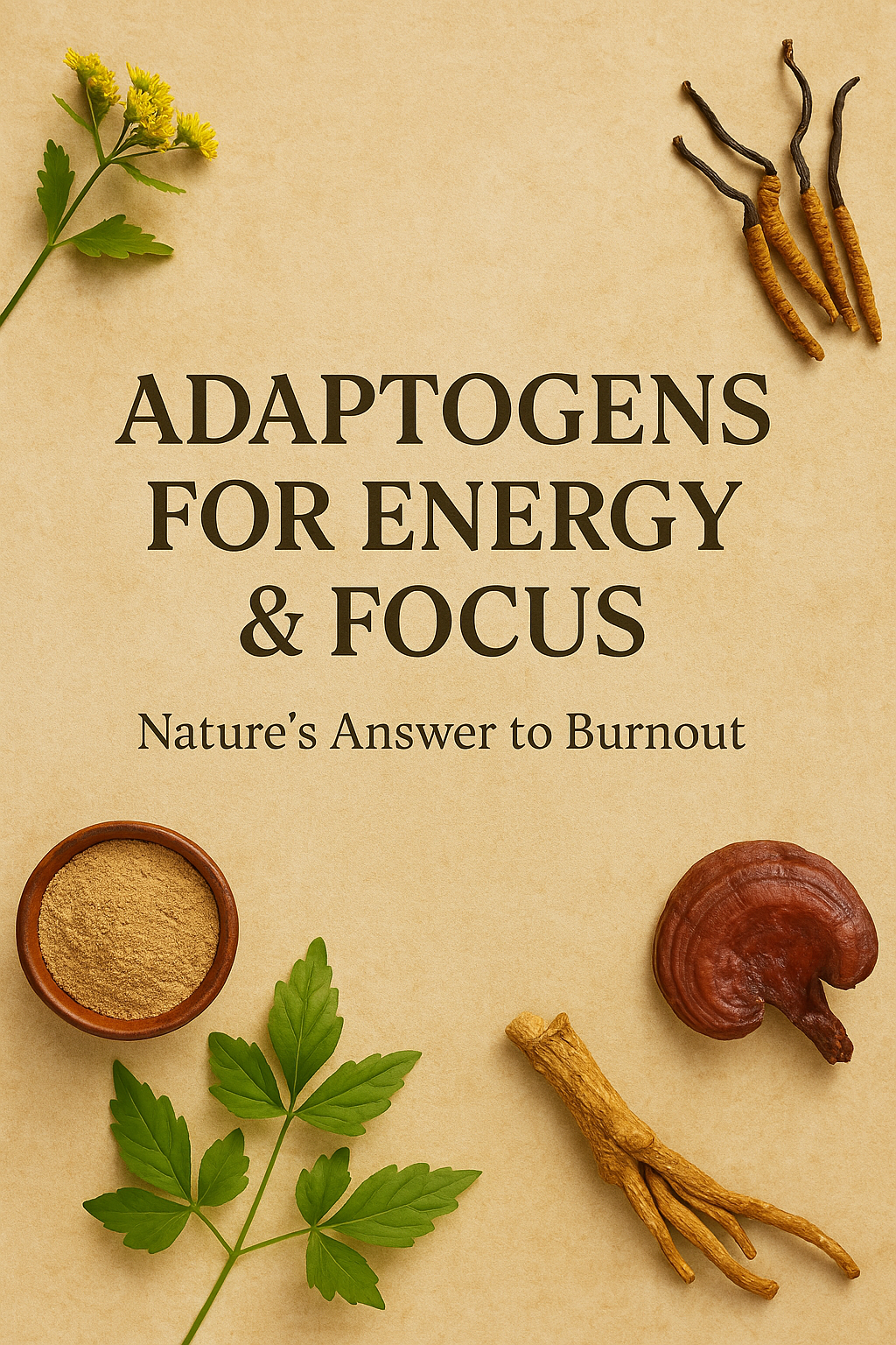 ✨ Adaptogens for Energy & Focus: Nature’s Answer to Burnout